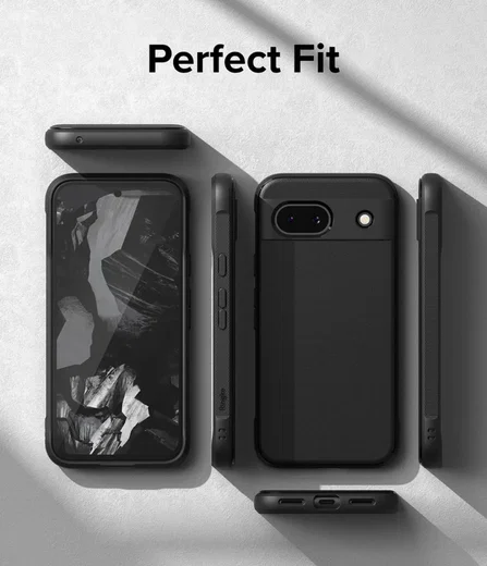Ringke Onyx Google Pixel 8a Hoesje Flexibel TPU Back Cover Zwart afbeelding 7
