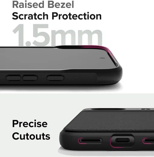 Ringke Onyx Google Pixel 8a Hoesje Flexibel TPU Back Cover Zwart afbeelding 8
