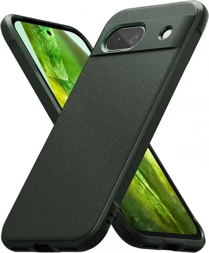 Ringke Onyx Google Pixel 8a Hoesje Flexibel TPU Back Cover Groen afbeelding 1