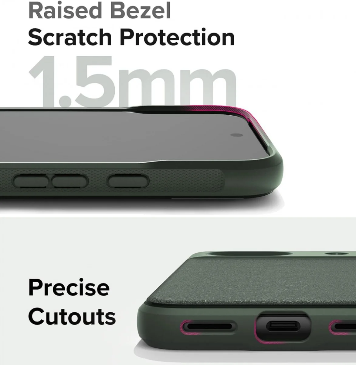 Ringke Onyx Google Pixel 8a Hoesje Flexibel TPU Back Cover Groen afbeelding 8