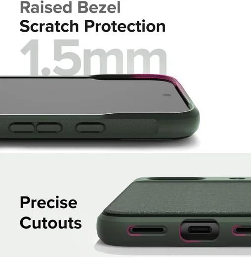 Ringke Onyx Google Pixel 8a Hoesje Flexibel TPU Back Cover Groen afbeelding 8