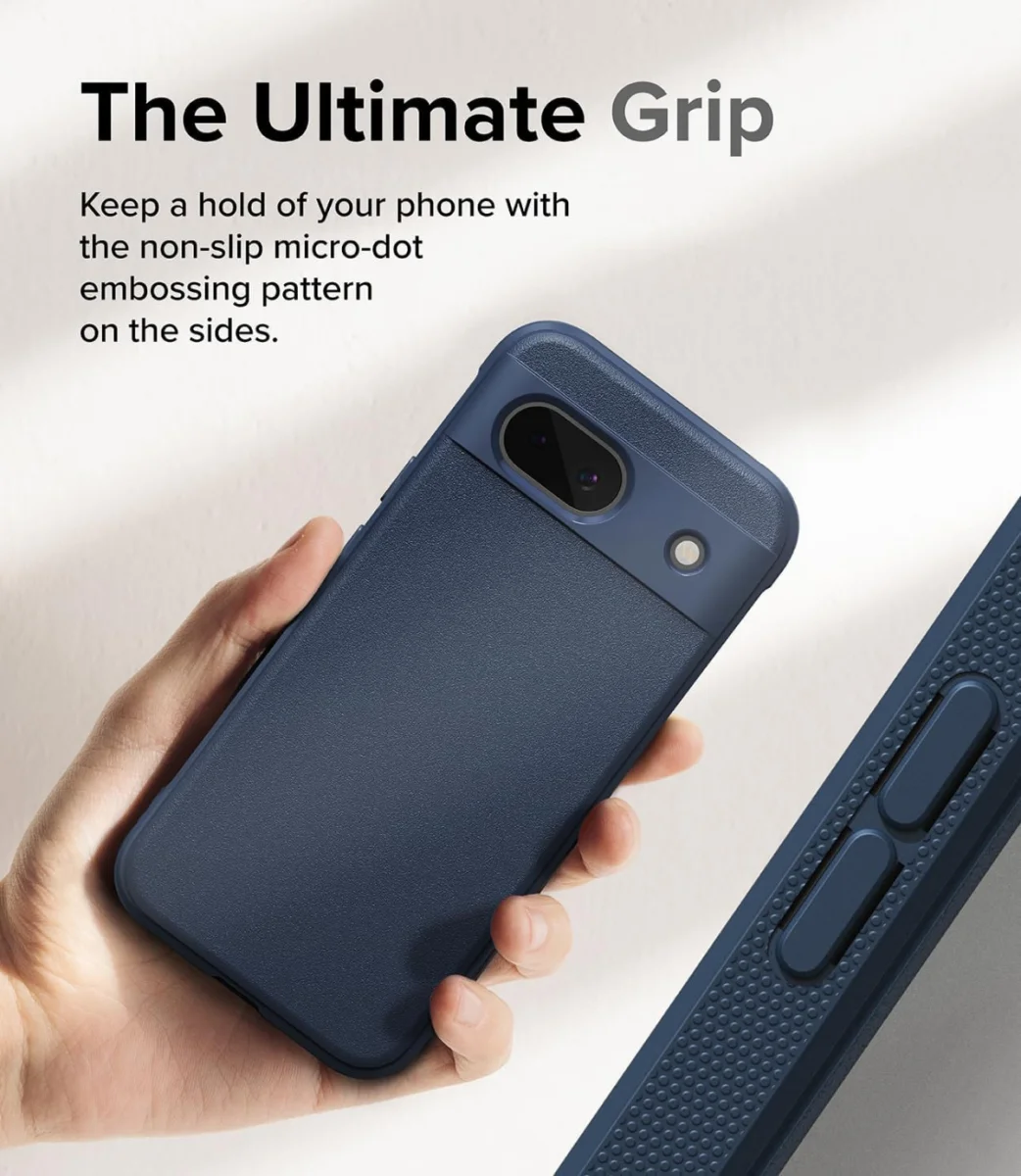 Ringke Onyx Google Pixel 8a Hoesje Flexibel TPU Back Cover Blauw afbeelding 2