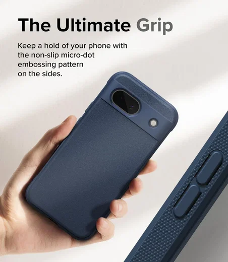 Ringke Onyx Google Pixel 8a Hoesje Flexibel TPU Back Cover Blauw afbeelding 2