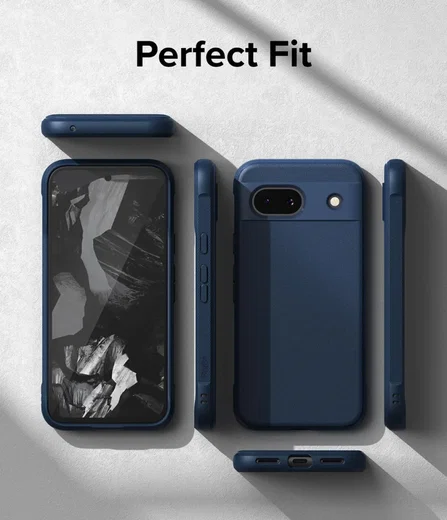 Ringke Onyx Google Pixel 8a Hoesje Flexibel TPU Back Cover Blauw afbeelding 7