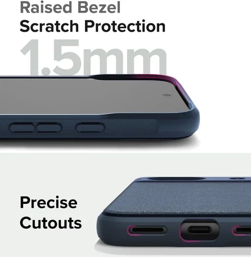 Ringke Onyx Google Pixel 8a Hoesje Flexibel TPU Back Cover Blauw afbeelding 8