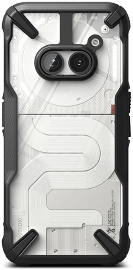 Ringke Fusion X Nothing Phone (2a) / (2a) Plus Hoesje Back Cover Zwart afbeelding 1