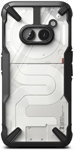 Ringke Fusion X Nothing Phone (2a) / (2a) Plus Hoesje Back Cover Zwart afbeelding 1