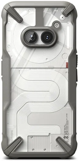 Ringke Fusion X Nothing Phone (2a) / (2a) Plus Hoesje Back Cover Grijs afbeelding 1