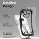 Ringke Fusion X Nothing Phone (2a) / (2a) Plus Hoesje Back Cover Grijs afbeelding 2