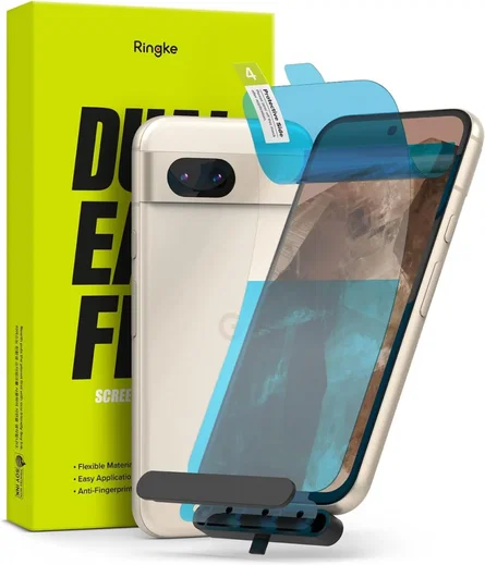 Ringke Dual Easy Film Google Pixel 8a Screen Protector met Jig 2-Pack afbeelding 1