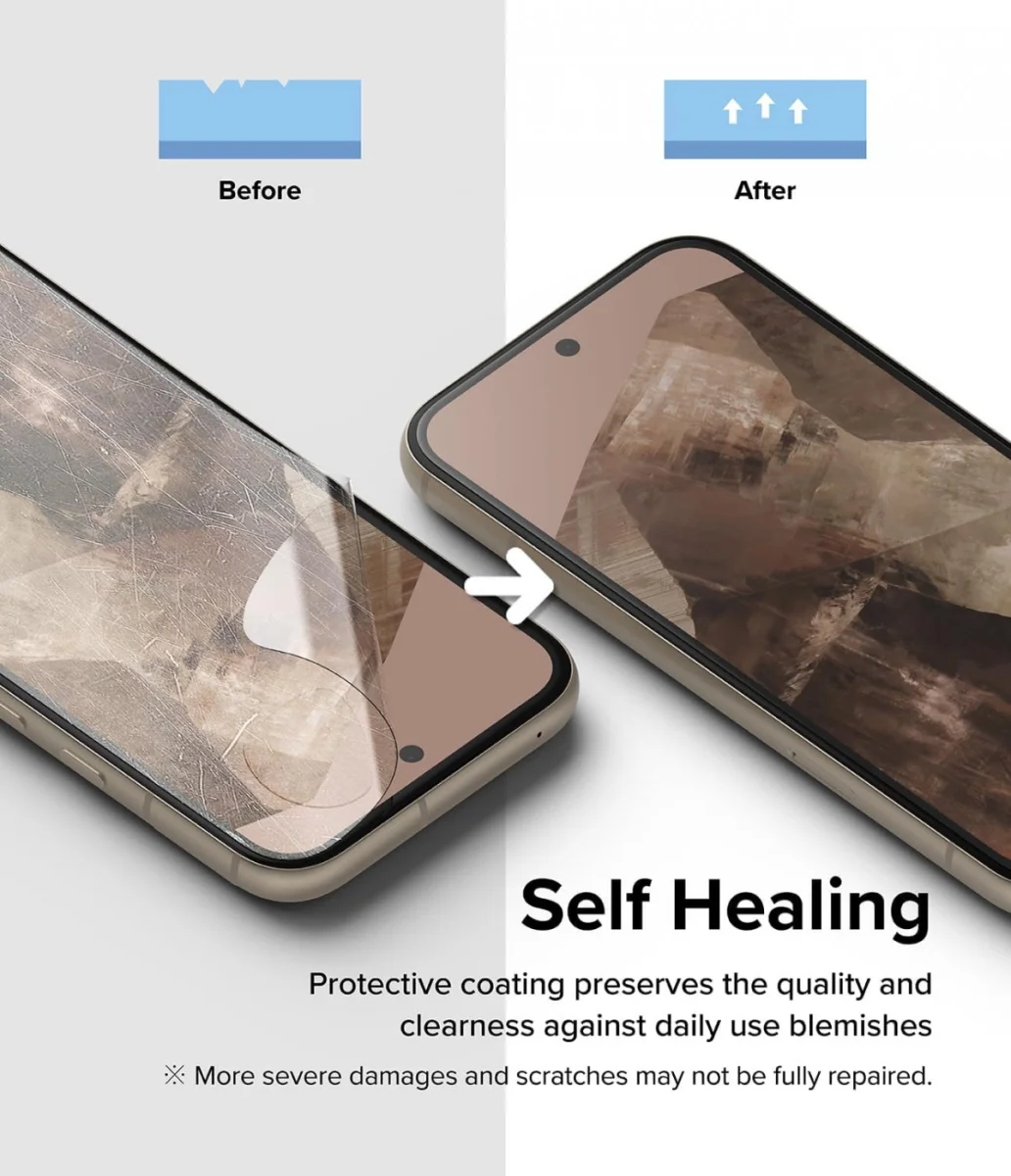 Ringke Dual Easy Film Google Pixel 8a Screen Protector met Jig 2-Pack afbeelding 3