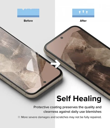 Ringke Dual Easy Film Google Pixel 8a Screen Protector met Jig 2-Pack afbeelding 3