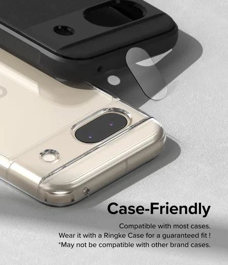 Ringke Google Pixel 8a Camera Protector Tempered Glass [3-Pack] afbeelding 3