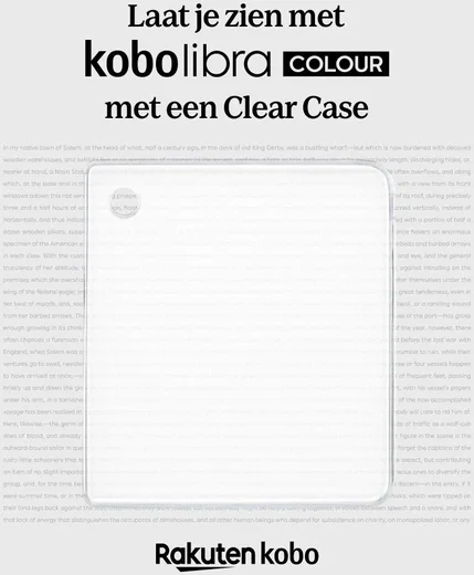 Origineel Kobo Libra Colour Hoes Clear Case Back Cover Transparant afbeelding 3