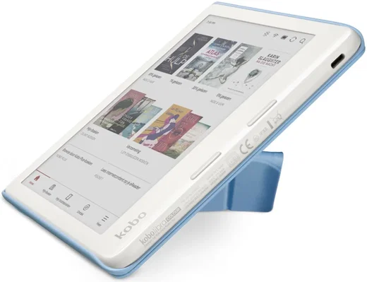 Origineel Kobo Libra Colour Hoes SleepCover Book Case Blauw afbeelding 3