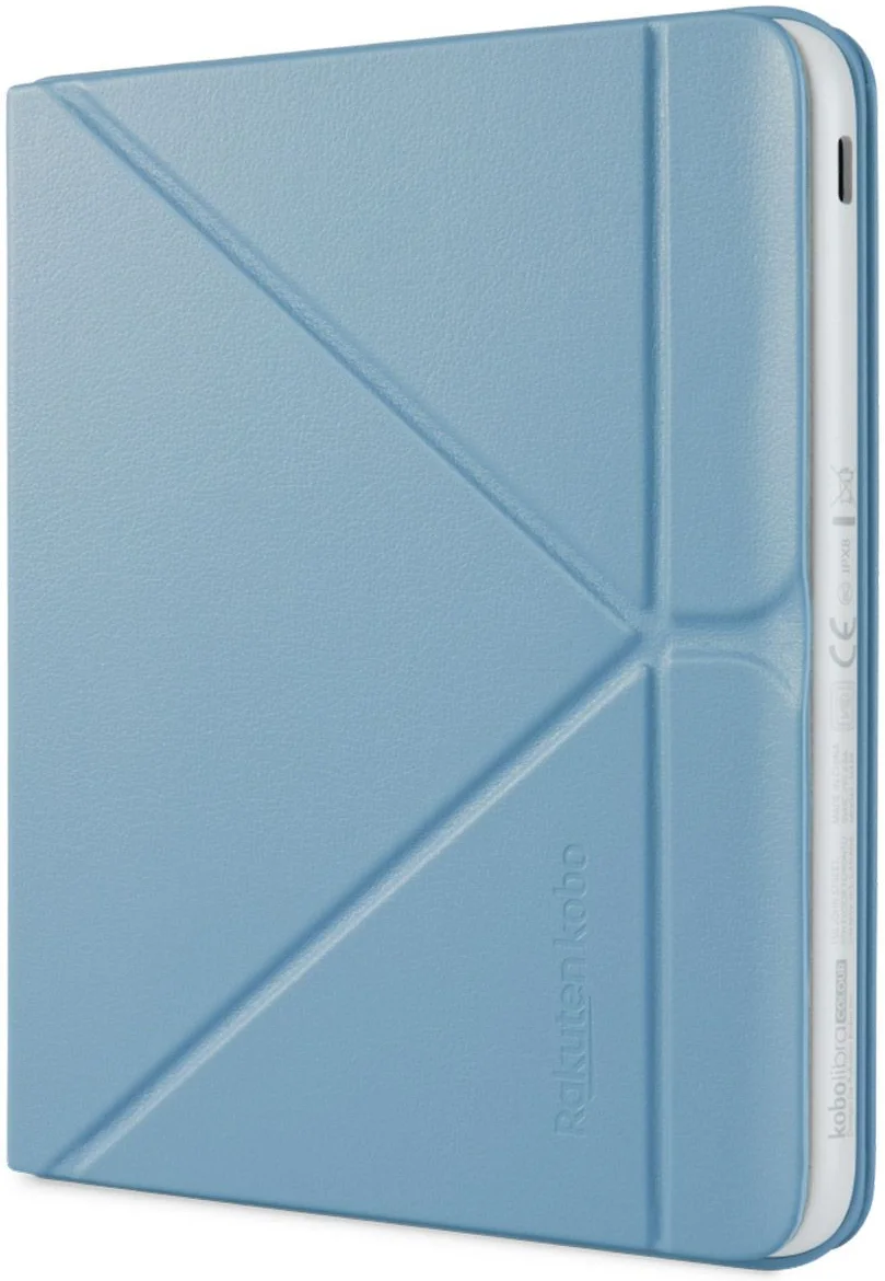 Origineel Kobo Libra Colour Hoes SleepCover Book Case Blauw afbeelding 8