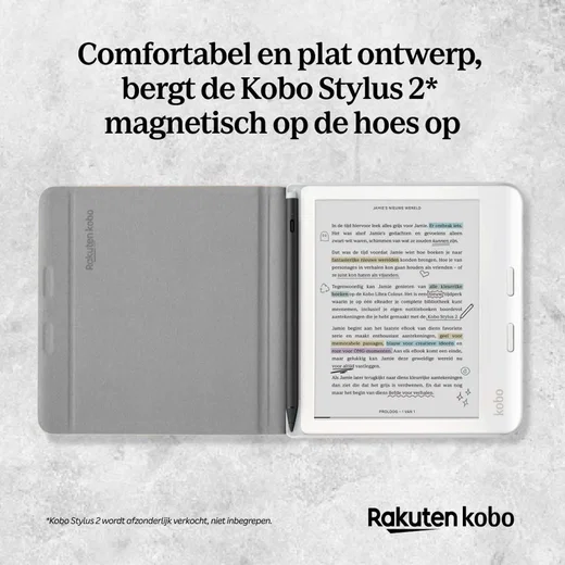 Origineel Kobo Libra Colour Hoes Notebook SleepCover Book Case