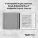 Origineel Kobo Libra Colour Hoes Notebook SleepCover Book Case Beige afbeelding 3