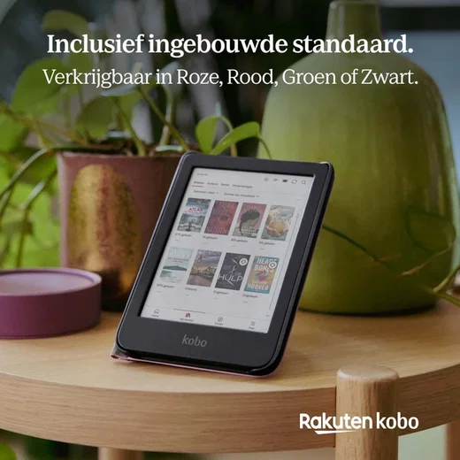 Origineel Kobo Clara Colour / BW Hoes SleepCover Book Case met Standaard Roze afbeelding 4