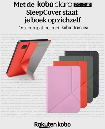 Origineel Kobo Clara Colour / BW Hoes SleepCover Book Case met Standaard Roze afbeelding 6
