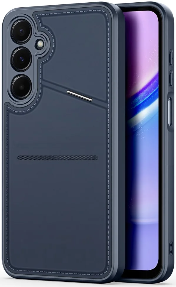 Dux Ducis Rafi II Samsung Galaxy A15 Hoesje Pasjes Houder met Flip Blauw afbeelding 1