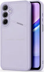 Dux Ducis Rafi II Samsung Galaxy A15 Hoesje Pasjes Houder met Flip Paars afbeelding