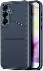 Dux Ducis Rafi II Samsung Galaxy A35 Hoesje Pasjes Houder met Flip Blauw afbeelding