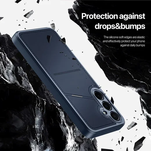 Dux Ducis Rafi II Samsung Galaxy A35 Hoesje Pasjes Houder met Flip Blauw afbeelding 5