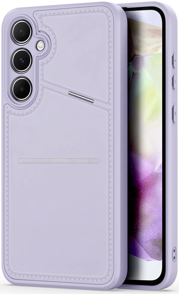 Dux Ducis Rafi II Samsung Galaxy A35 Hoesje Pasjes Houder met Flip Paars afbeelding 1
