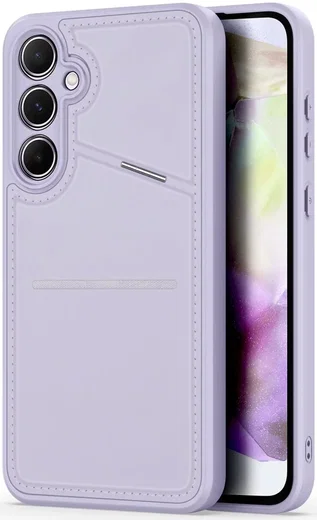 Dux Ducis Rafi II Samsung Galaxy A35 Hoesje Pasjes Houder met Flip Paars afbeelding 1