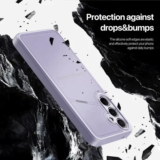 Dux Ducis Rafi II Samsung Galaxy A35 Hoesje Pasjes Houder met Flip Paars afbeelding 5