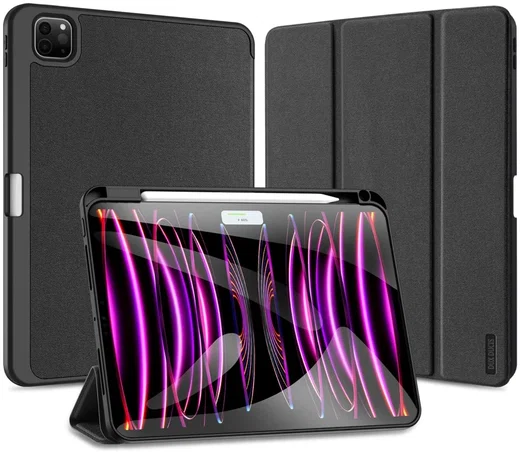 Dux Ducis Domo iPad Pro 11 (2024/2025) Hoes Tri-Fold Book Case Zwart afbeelding 11
