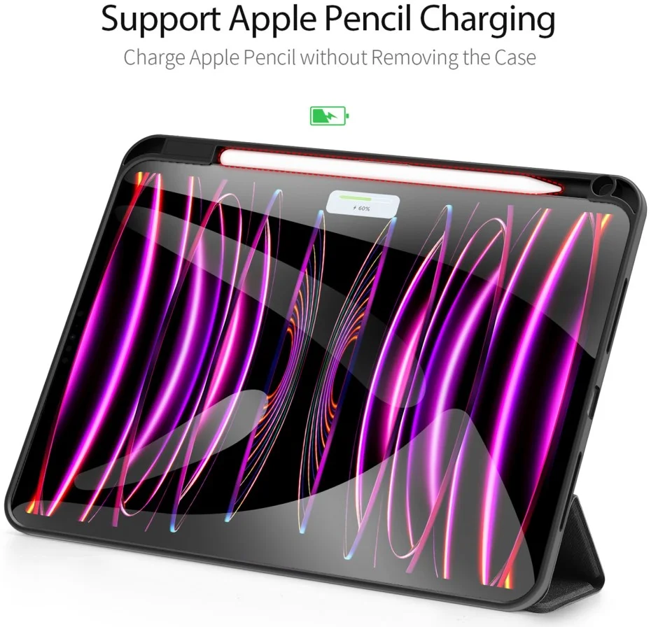 Dux Ducis Domo iPad Pro 11 (2024/2025) Hoes Tri-Fold Book Case Zwart afbeelding 4