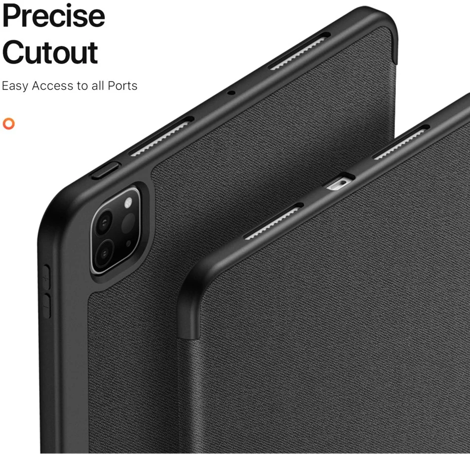Dux Ducis Domo iPad Pro 11 (2024/2025) Hoes Tri-Fold Book Case Zwart afbeelding 8