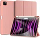 Dux Ducis Domo iPad Pro 11 (2024/2025) Hoes Tri-Fold Book Case Roze afbeelding 1