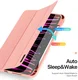 Dux Ducis Domo iPad Pro 11 (2024/2025) Hoes Tri-Fold Book Case Roze afbeelding 2