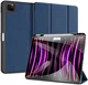 Dux Ducis Domo iPad Pro 13 (2024/2025) Hoes Tri-Fold Book Case Blauw afbeelding 1
