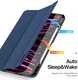 Dux Ducis Domo iPad Pro 13 (2024/2025) Hoes Tri-Fold Book Case Blauw afbeelding 2