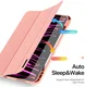 Dux Ducis Domo iPad Pro 13 (2024/2025) Hoes Tri-Fold Book Case Roze afbeelding 2