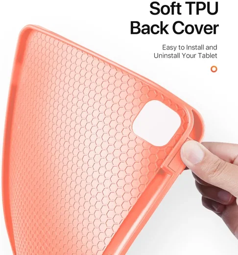 Dux Ducis Domo iPad Pro 13 (2024/2025) Hoes Tri-Fold Book Case Roze afbeelding 3