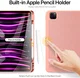 Dux Ducis Domo iPad Pro 13 (2024/2025) Hoes Tri-Fold Book Case Roze afbeelding 6