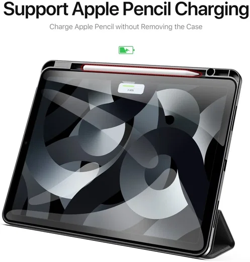 Dux Ducis Domo Apple iPad Air 13 (24/25/26) Hoes Tri-Fold Book Case Zwart afbeelding 4