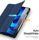 Dux Ducis Domo Apple iPad Air 13 (24/25/26) Hoes Tri-Fold Book Case Blauw afbeelding 3