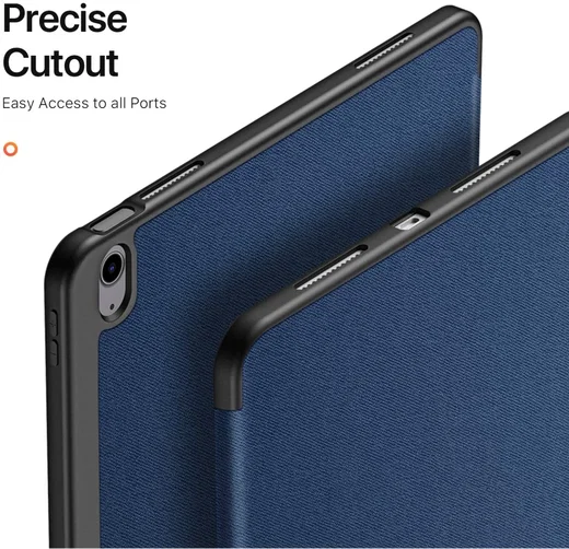 Dux Ducis Domo Apple iPad Air 13 (24/25/26) Hoes Tri-Fold Book Case Blauw afbeelding 6