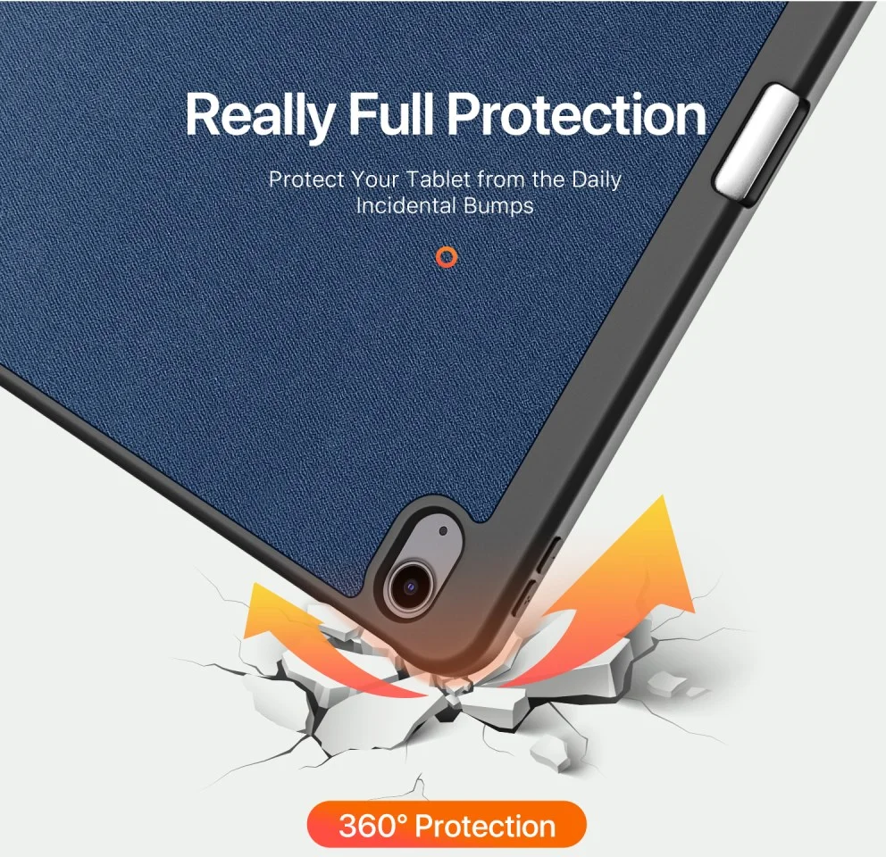 Dux Ducis Domo Apple iPad Air 13 (24/25/26) Hoes Tri-Fold Book Case Blauw afbeelding 9