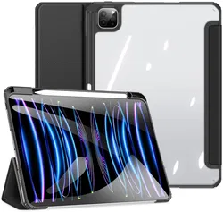 Dux Ducis Toby iPad Pro 11 (2024/2025) Hoes Tri-Fold Book Case Zwart afbeelding