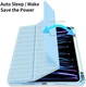 Dux Ducis Toby iPad Pro 11 (2024/2025) Hoes Tri-Fold Book Case Blauw afbeelding 3