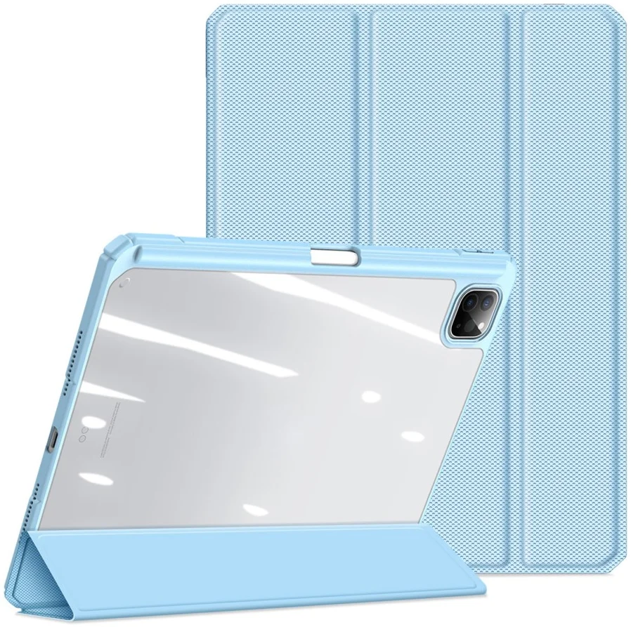 Dux Ducis Toby iPad Pro 11 (2024/2025) Hoes Tri-Fold Book Case Blauw afbeelding 7