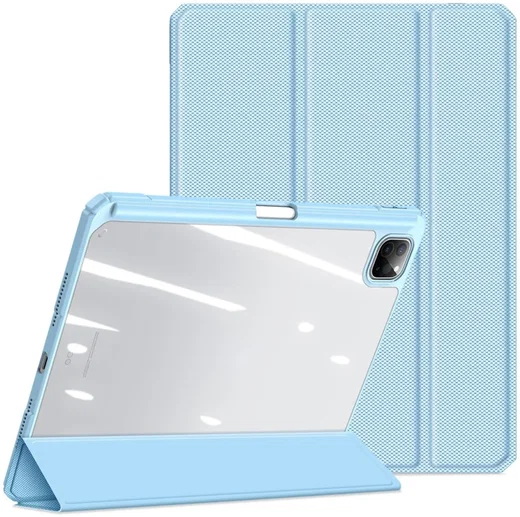 Dux Ducis Toby iPad Pro 11 (2024/2025) Hoes Tri-Fold Book Case Blauw afbeelding 7