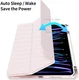 Dux Ducis Toby iPad Pro 11 (2024/2025) Hoes Tri-Fold Book Case Roze afbeelding 3